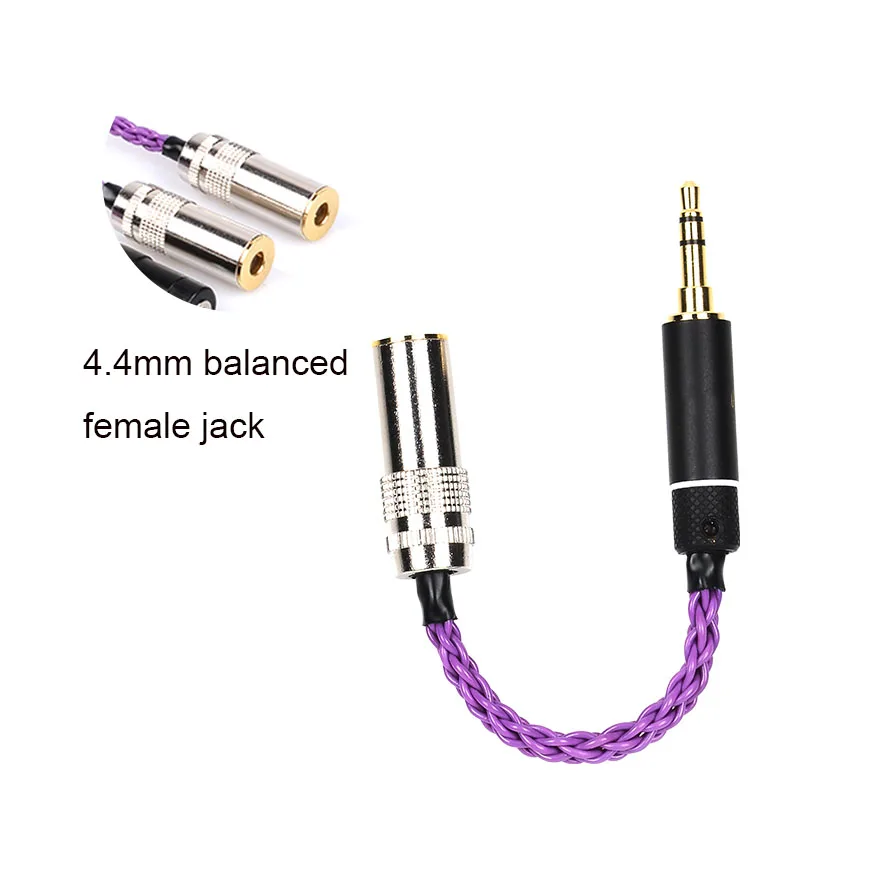 OKCSC HiFi аудио кабель 3,5 мм 2,5 мм 4,4 мм сбалансированный женский мама Кабель-адаптер для мужчин выход папа для SONY наушники усилитель MP3