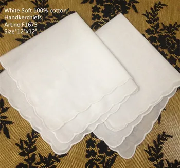 

Set Of 60 Fashion Women Handkerchiefs 12X12" Cotton Ladies Hanky Wedding Hankies For The Mother Of The Bride