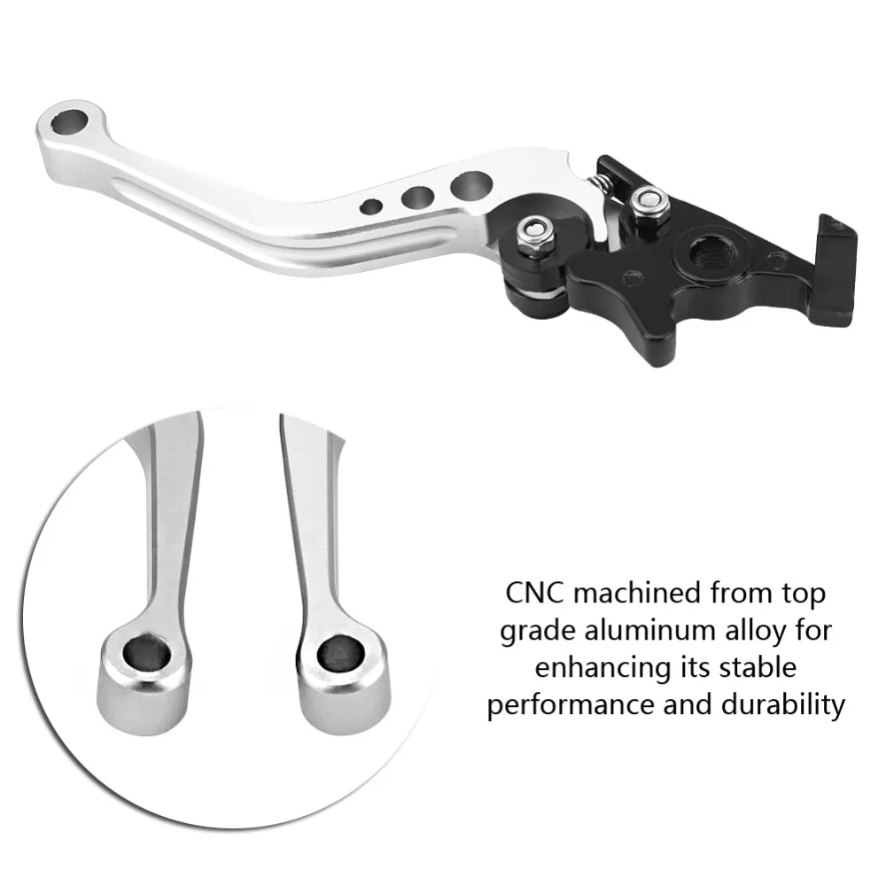 1 пара мотоциклетная ручка сцепления барабанный Тормозной Рычаг Универсальный подходит для Yamaha Honda Suzuki 22 мм 7/" CNC Алюминиевые мотоциклетные рычаги