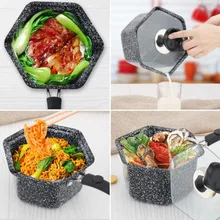 Кастрюля для супа Пшено рис каменная кастрюля с антипригарным покрытием горшок для пищевая добавка Горячая кухонный глечик для молока толстые домашние 026