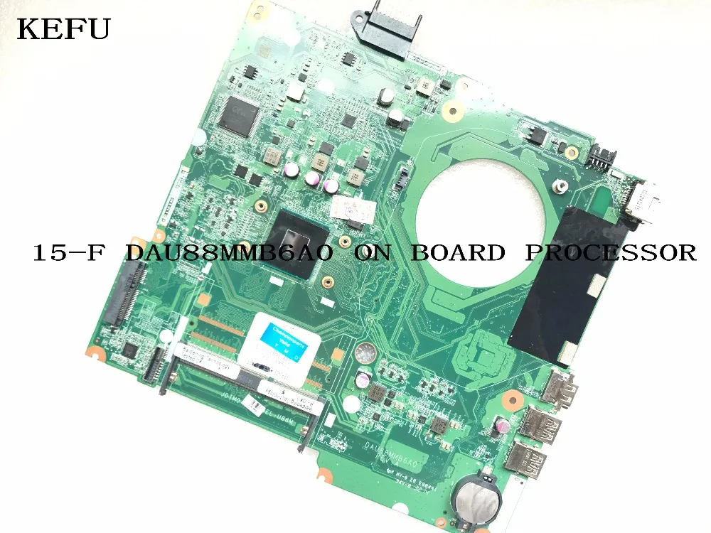 DAU88MMB6A0 MAINBOARD FOR HP 15-F LAPTOP MOTHERBOARD WITH ONBOARD PROCESSOR | Компьютеры и офис