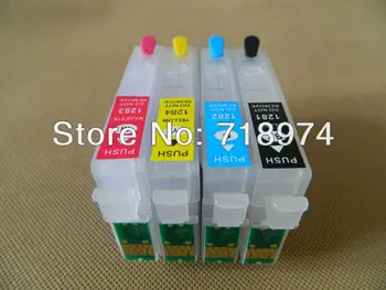 

Refill Ink Cartridge (4 color/set)T1281/T1282/T1283/T1284 for Epson Stylus SX130/S22/SX225/SX425W/SX435W/SX445W Printer