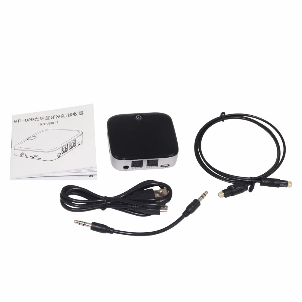 Беспроводной bluetooth-передатчик elistoop Apt-x, стерео аудио адаптер, bluetooth-приемник с TOSLINK/SPDIF AUX 3,5 мм