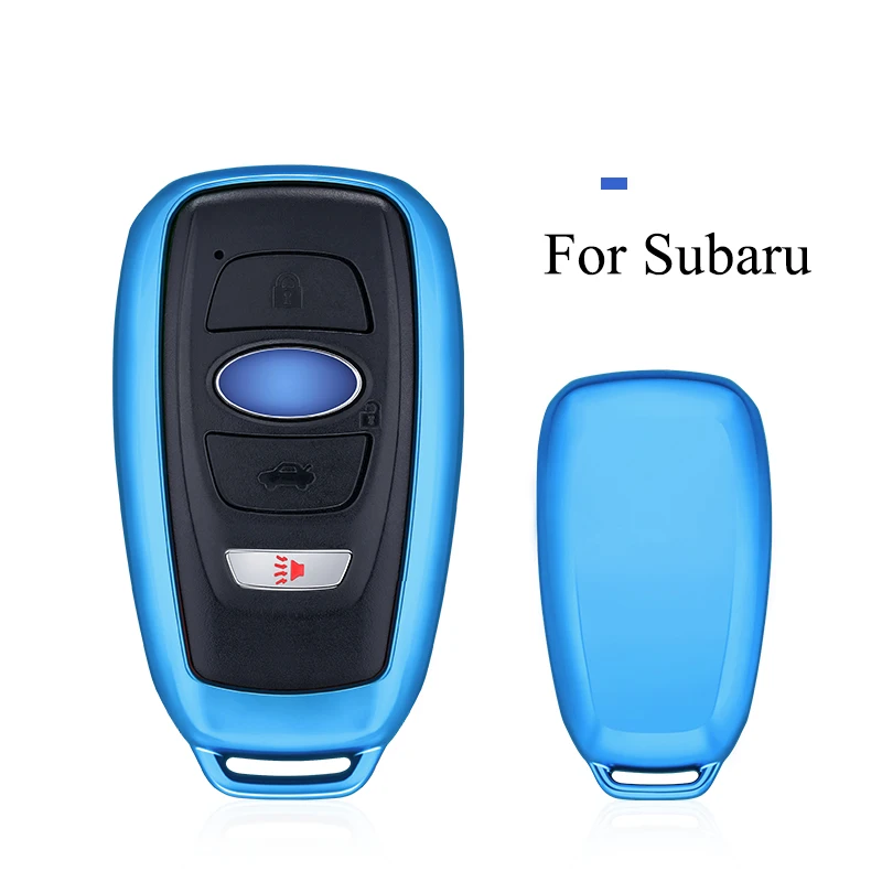 

TPU Car Key Cover Case For Subaru Forester Ouback Legacy BRZ XV Key Cover Shell for Keychain Car Covers Car-Styling Accessories