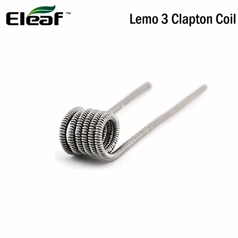 10PCS Original Eleaf Lemo 3 Clapton Coil Evaporator For