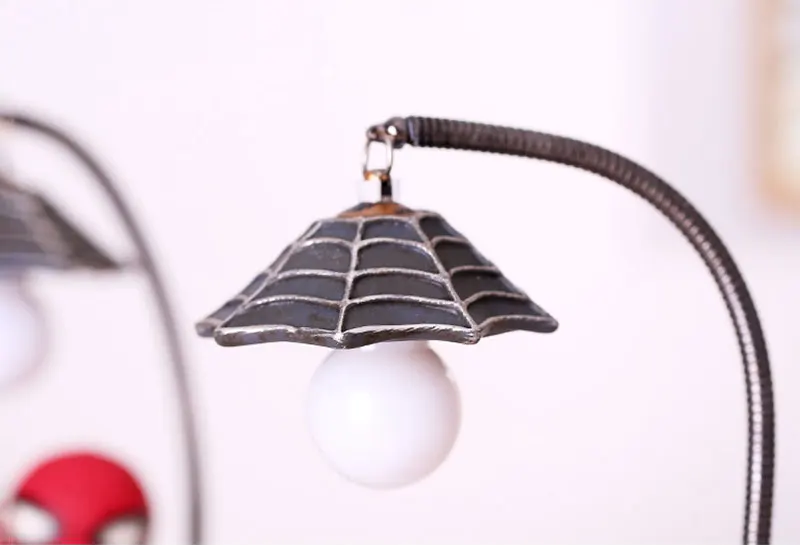 Cartoon Avengers Action Figures Spider Man Night Lamp Resin Children Bedroom LED Night Light for Boy Kids Xmas Creative Gift (6)