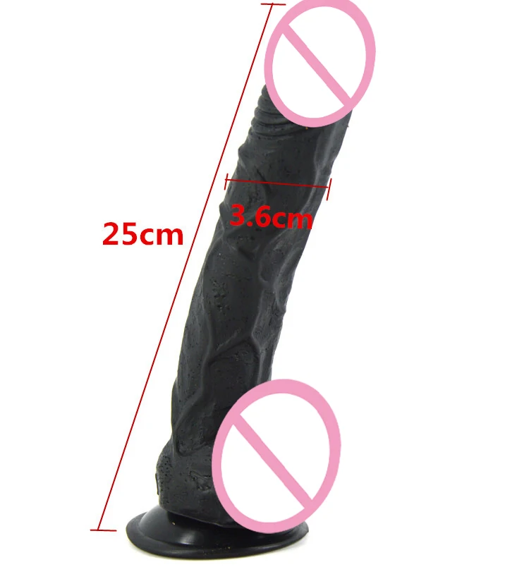 25cm Lifelike Dildo Flexible long Penis With Suction Cup Woman masturbation Dildo sex stimulator Adult Sex Toy Anal plug