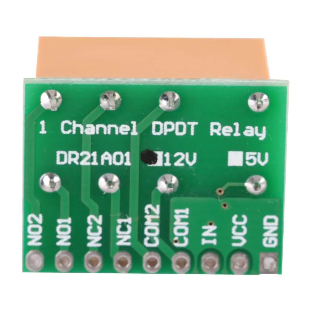 12VDC двухполюсное двухпозиционное Сигнальное реле двухканальный модуль селекторная плата переключателя для двигателя светодиодный