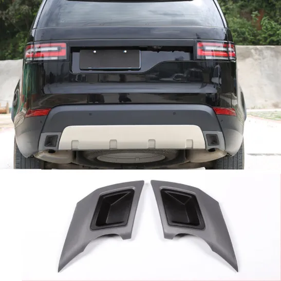 

ABS Car Tail Throat Exhaust Plate Protection Cover Trim For Land Rover Discovery 5 S/SE LR5 2017 2018 Car Accessories