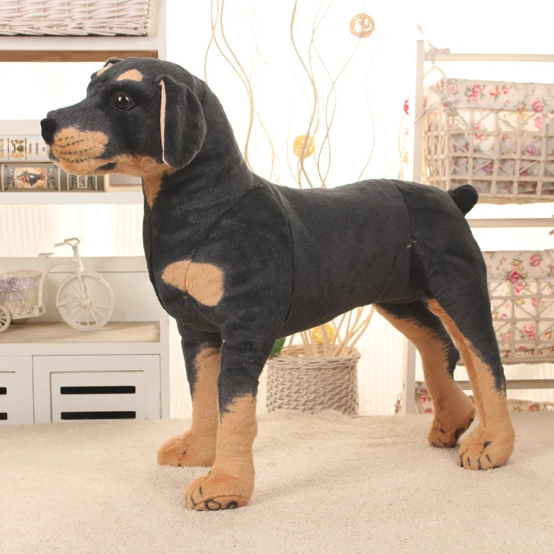 

simulation Rottweiler dog plush toy large 70x65cm doll Christmas gift w1924