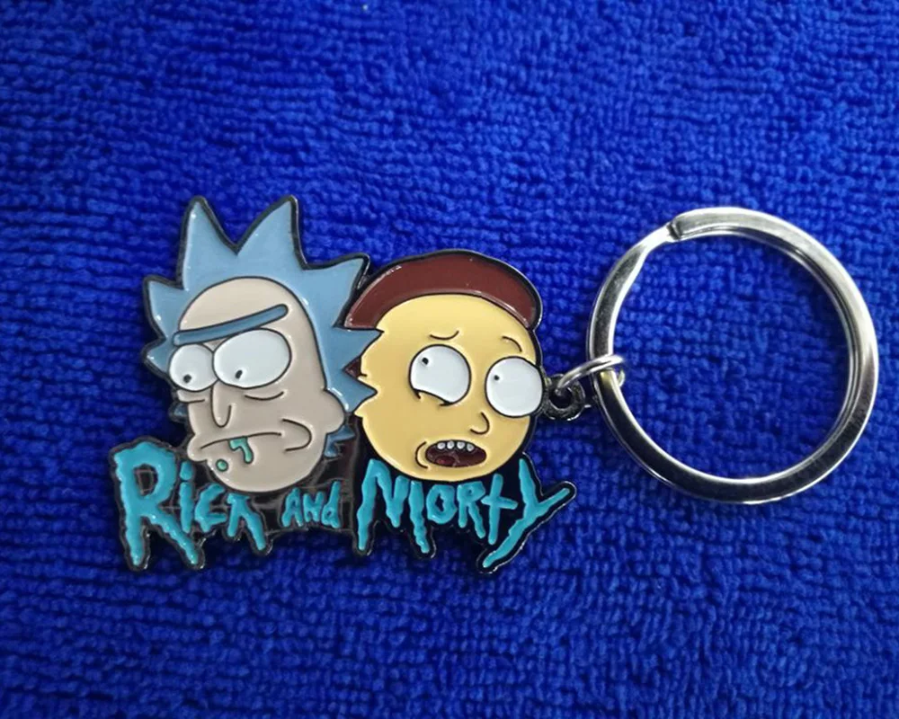 

Rick and Morty Key chain Pickle Keyring Pin