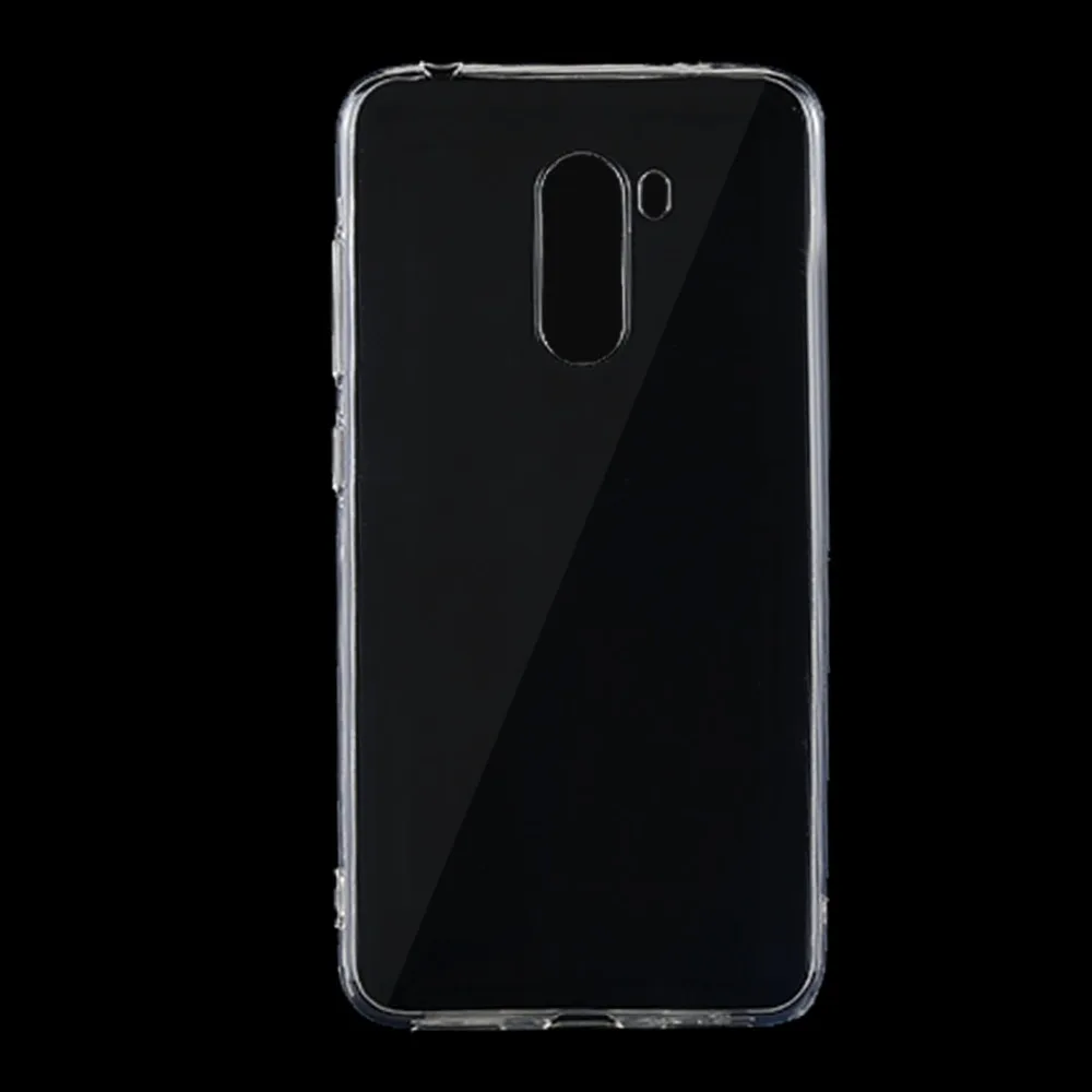Прозрачный защитный чехол из ТПУ для смартфона Xiaomi Pocophone F1 в глобальной версии |