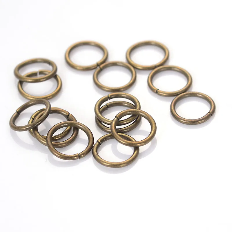 

Antique Bronze 1.2x10MM Metal Jumpring Jump Ring For Diy Jewelry Making Finding Supplies Split Rings