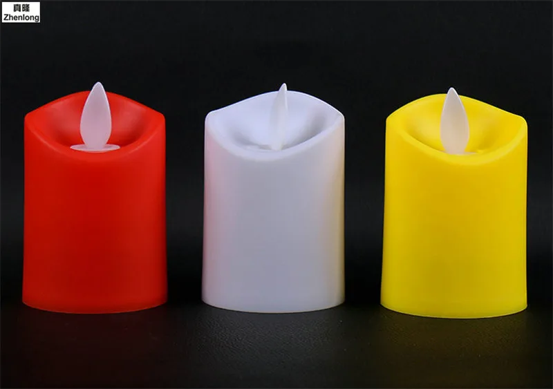 Светодиодный лампы в форме свечи с длительной ярким светом светодиодное пламя свечи набор с Высокое качество Применение на свадьбу, день