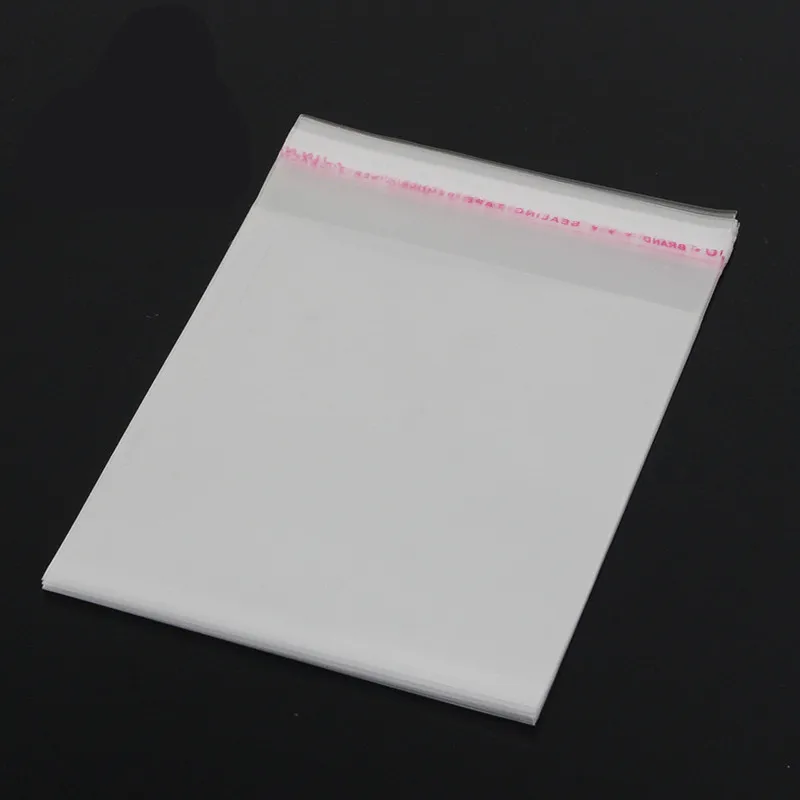 متعدد الأحجام التعبئة والتغليف البلاستيك واضحة أكياس تغليف الذاتي لاصق ختم حقيبة التخزين عيد ميلاد حزب الكوكيز الحلوى التعبئة H1010