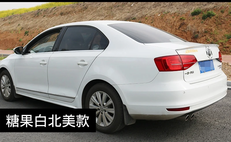 Используется для VW jetta/sagitar спойлер 2012 2018 высокого качества ABS Материал живопись