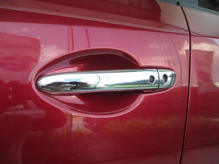 Хромированная крышка дверной ручки для Mazda CX5 CX 5 2013 с 2 умными отверстиями