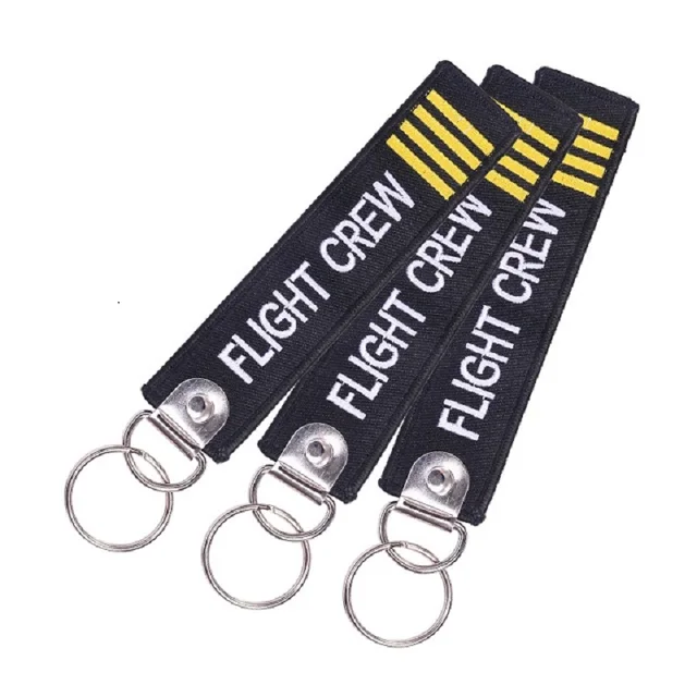 3Pcs/lot Remove Before Flight Keychains For Aviation Gifts Embroidery Customize Keychains Keyring key Holder Cars Sleutelhanger Style18