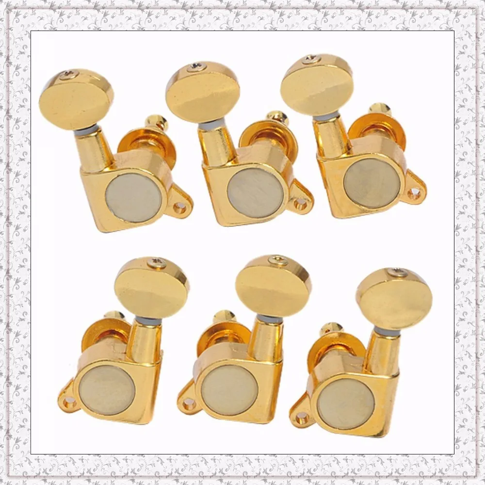 3R3L Guitar String Tuning Pegs Tuners Machine Heads Gold K 804in