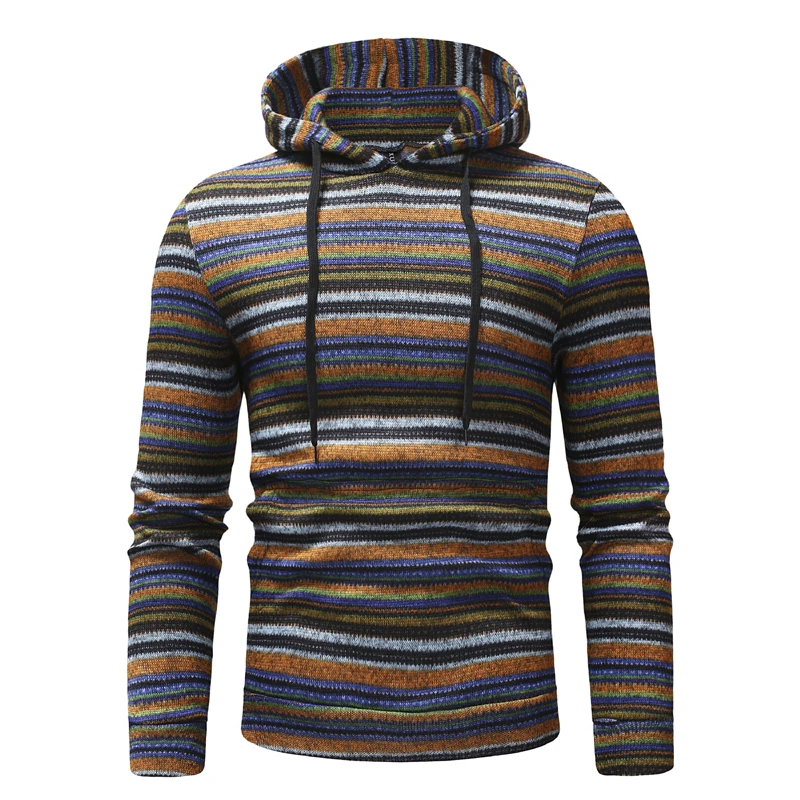 striped hoodie mens