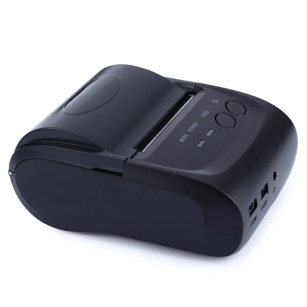 ZJiang ZJ 5802LD Мини Bluetooth порт Термальный чековый принтер 58 мм высокоскоростной чистый