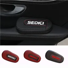 Высококачественная Кожаная подушка для ног наколенник для двери автомобиля мягкая прокладка для локтя аксессуары для салона автомобиля для Fiat Sedici