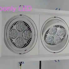 35 Вт Par30 светодиодные лампы osram E27 след соусом AC85-265v цвет белый 2800Lm заменить 200 Вт галогенные пятна 50 шт