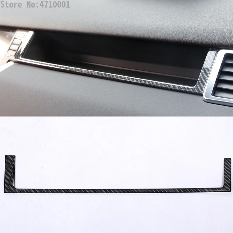 

Carbon Fiber Co-Pilot Front U Shape Decoration Cover Frame Trim for Land Rover Discovery Sport 2015-2017