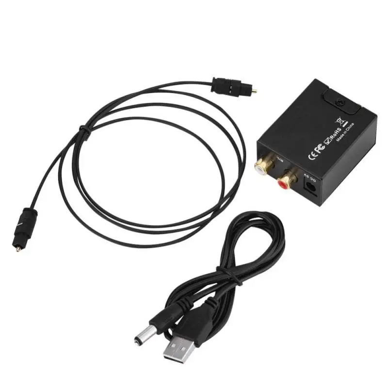 

Digital Analog Audio Converter Optical Fiber to Analog Digital Audio Decoding New 2018