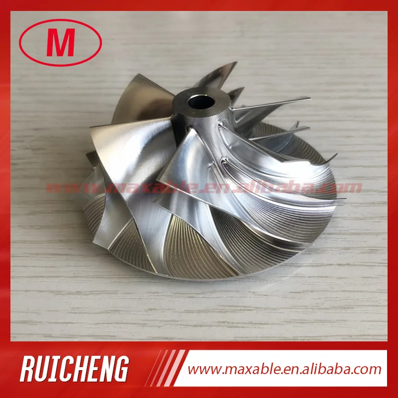 

RHF55 20G upgrade 6+6 blades 52.56/68.01mm high peroformance turbo aluminum 2618/Billet/milling compressor wheel