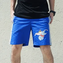 Jsbd Для Мужчин's Шорты пользуются популярностью в летний период с напечатаны случайные хлопка свободного кроя традиционные пять процентов брюки