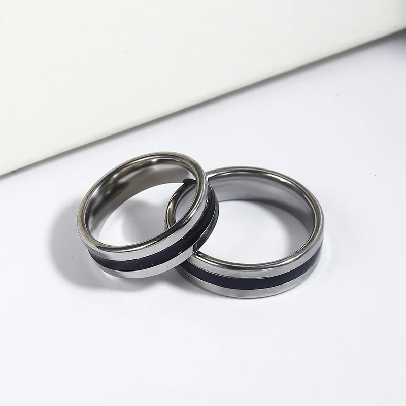 

ISHOPPING Stainless Steel Rings Wedding Couples Rings Gift Ring Jewelry for Engagement Wedding Party