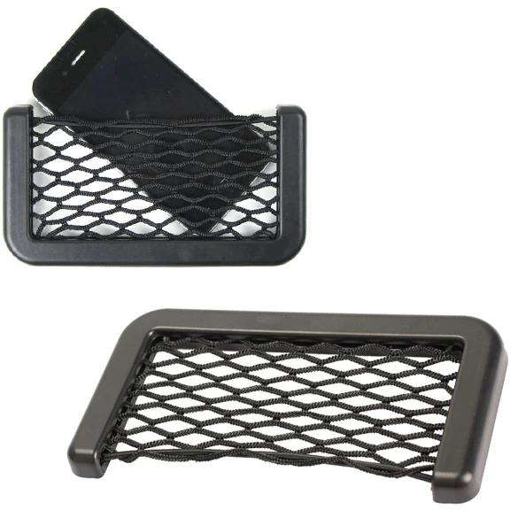 

Car Storage Pouch Auto String Mesh Bag Storage Pouch for Cellphone Gadget Cigarette