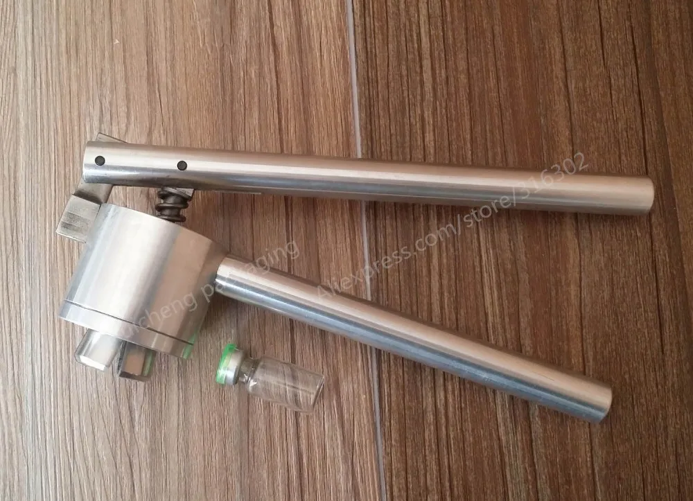 Promotie 1x13mm dopje handleiding crimper Hand Afdichting Tool Krimptang Flacon sluitmachine