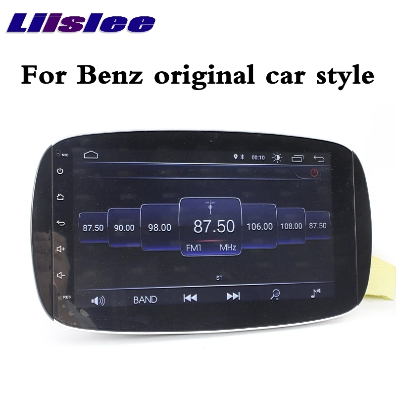 Sale Liislee Car Multimedia Player NAVI For Mercedes Benz MB For Smart Fortwo C453 A453 W453 2015~2018 Radio Stereo 4G GPS Navigation 15
