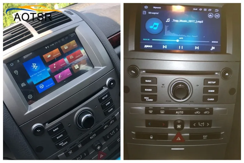 Sale 7"Android 8.1 Car DVD multimedia Player head unit For Peugeot 407 2004 2005 2006 2007 2008 2009 2010 radio stereo GPS Navigation 4