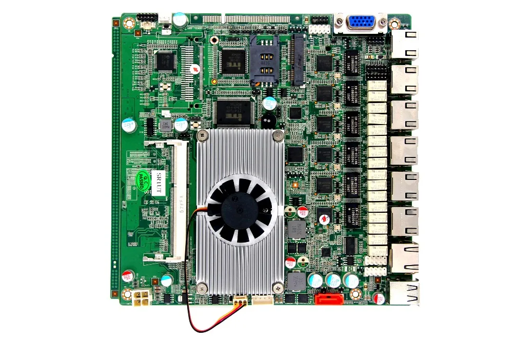 Мягкий маршрутизатор материнская плата брандмауэр 6 lan порты mini itx X86 Встроенная