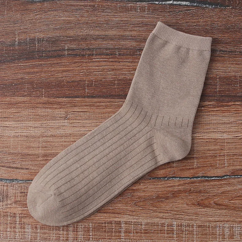 Новые зимние мужские носки повседневные хлопковые носки мужские однотонные полосатые носки осенние мужские носки 2 пары Meias