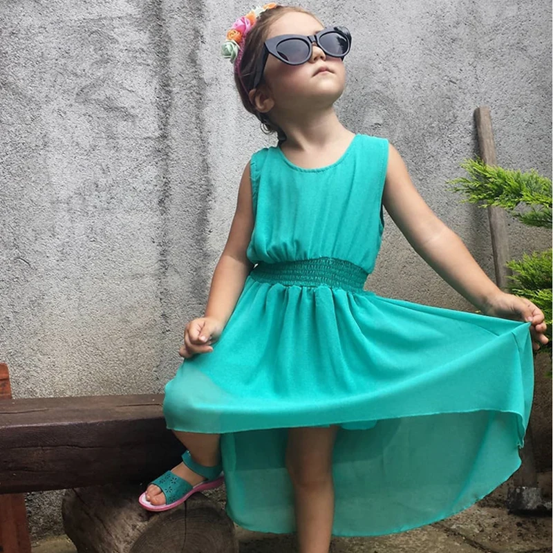 Buy girls costumes summer dress baby girl clothes 2019 fashion little girls