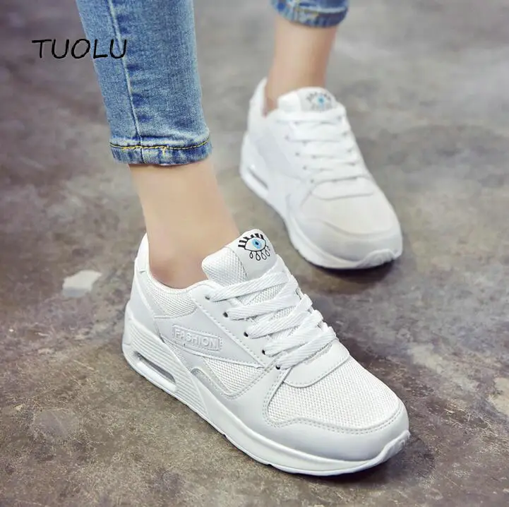 

2017 Fashion Women Casual Shoes Summer Comfortable Breathable Mesh Flats Female Platform Shoes krasovki Chaussure Femme shoes