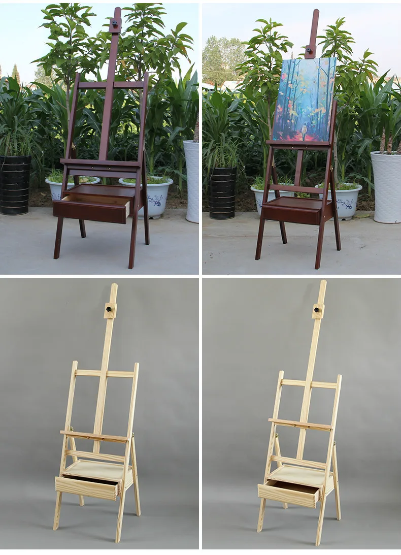 Cavalete com gaveta cabalete de pintura a