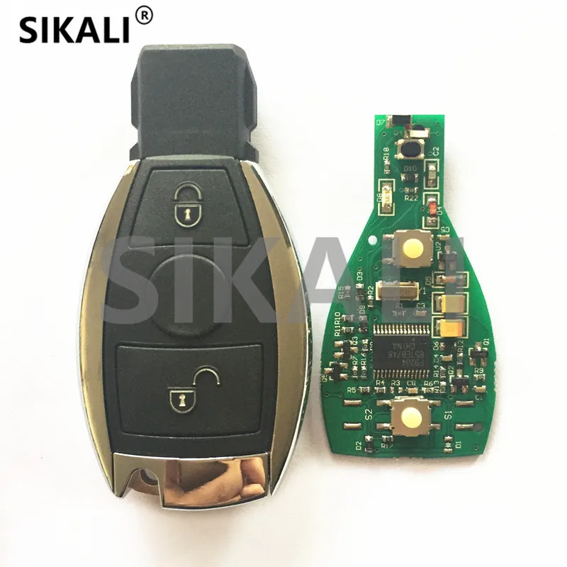 

2 Buttons Intelligent Smart Remote Key 315MHz 433.92MHz for Mercedes BENZ Year 2000+ Car Keyless Entry Support NEC and BGA