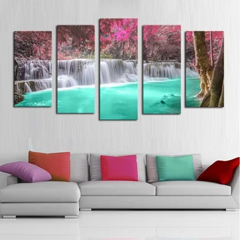 

5 PCS kath, kaida home modern wall art paint painting impression canvas painting the living room