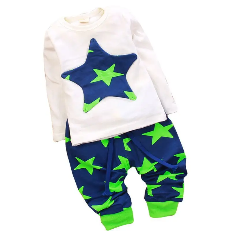 NEW Hot Sports Set 2pcs sport clothing set baby wear Kids Suit free