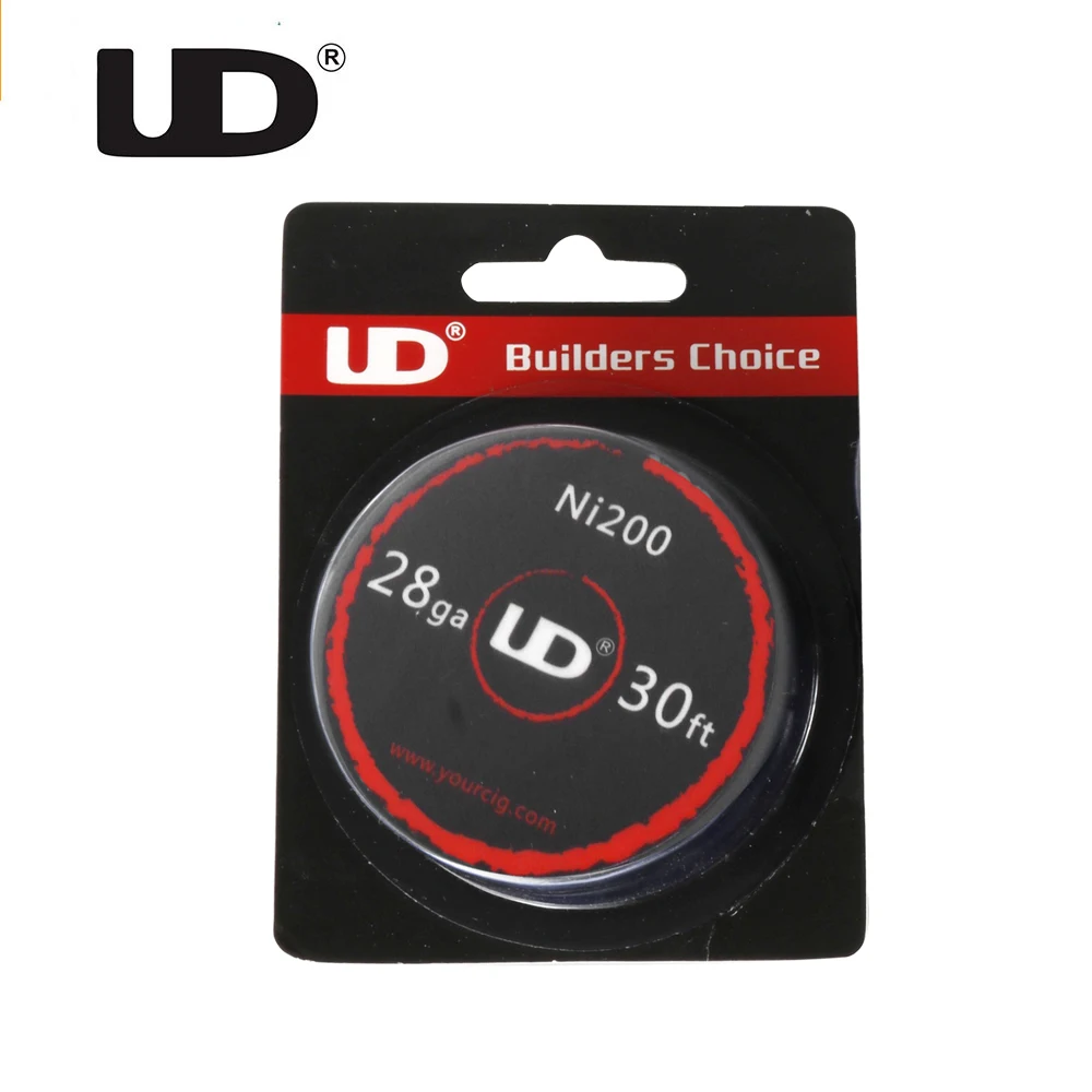 100% Original Youde UD Ni200 Nickel Wire 26ga 28ga 30ga Ni200 Nickel Wire 30ft/roll Heating wire for electronic cigarette