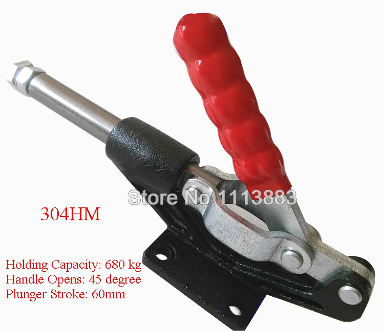 

Pull Push Type Toggle Clamp 304HM Holding Capacity 680KG 1499LBS