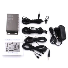 PZ 1 шт., инфракрасный удаленный повторитель управления расширитель ретранслятор комплект штепсельной вилки приемник Система Комплект ЕС/США вилка