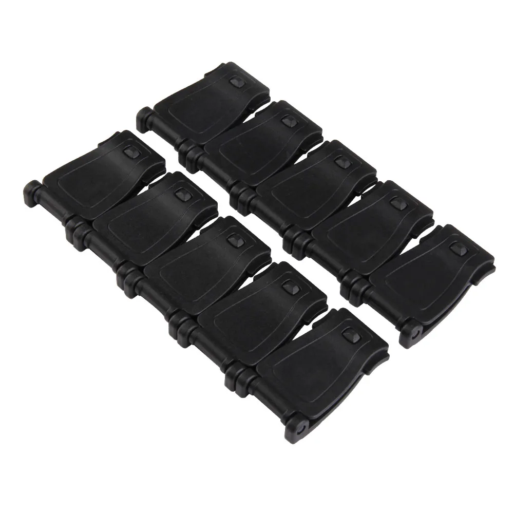 

Hight Quality 10pcs Strap Buckle Clip for Molle System Bag Backpack Camping EDC Tool LB SS