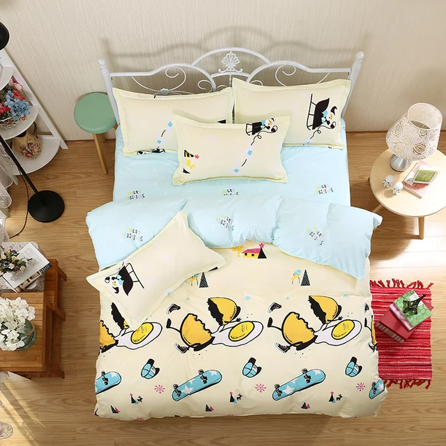 Home Textiles,Gray Christmas Tree Pattern Bedding Sets 3/4Pcs Duvet