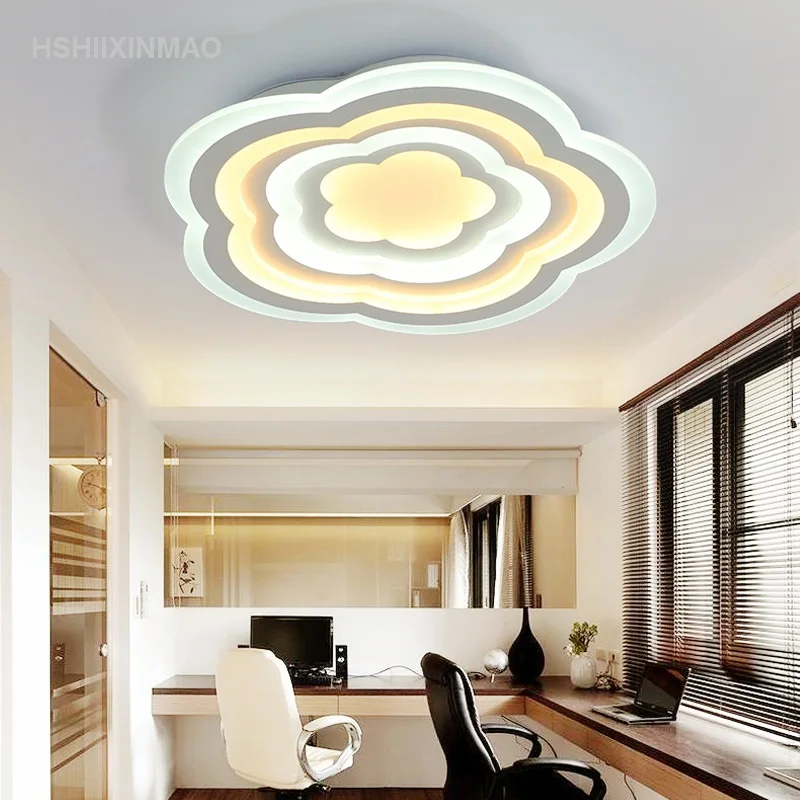 

Artistic personality ultra-thin living room Ceiling lamp LED dimming color & brightness Ceiling lights AC110-240V